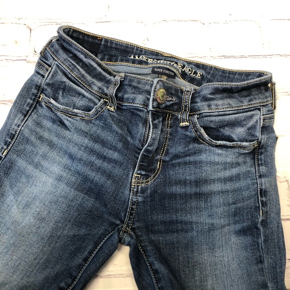 American Eagle Medium Wash Jeggings - Picture 3 of 7